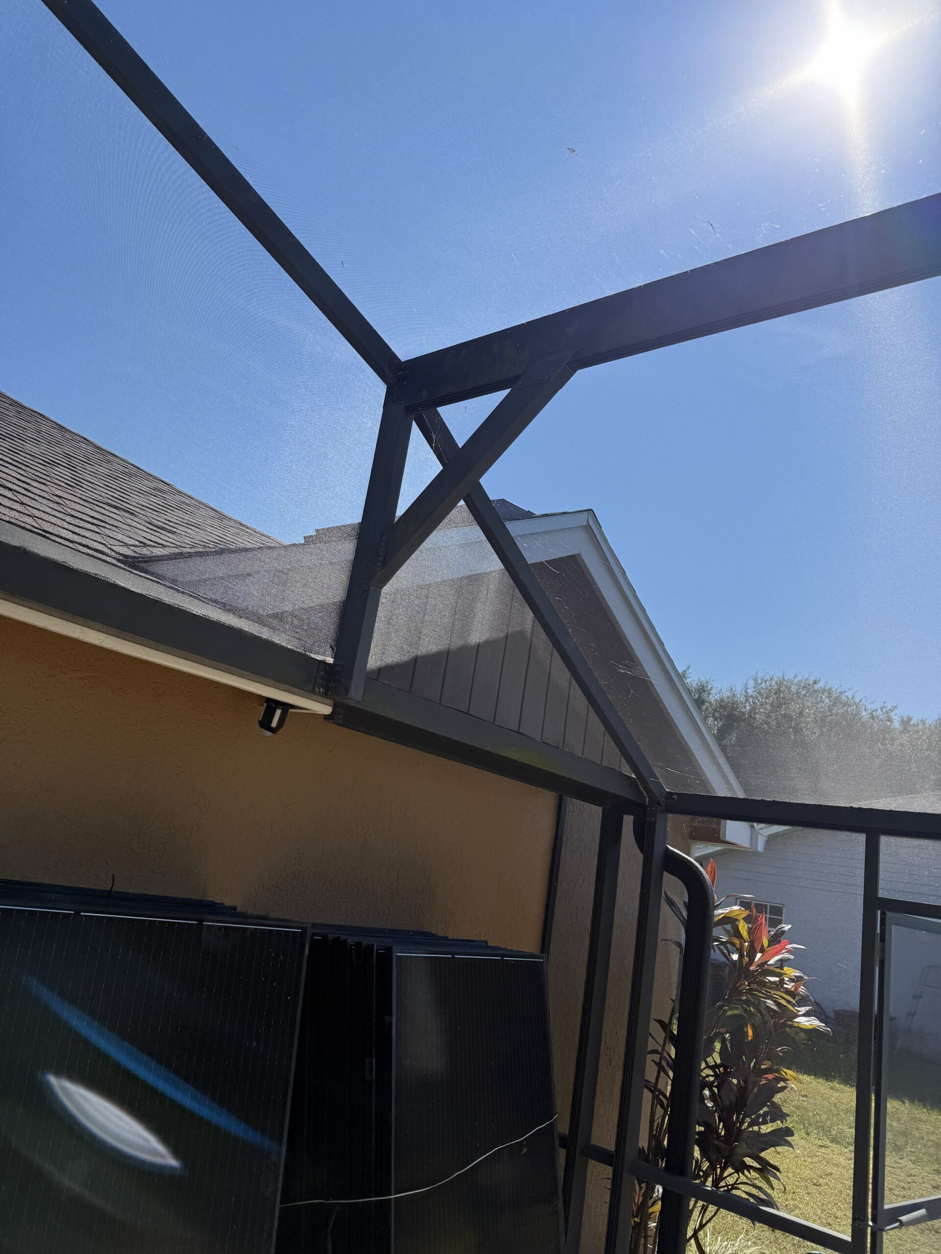 pool cage screening material