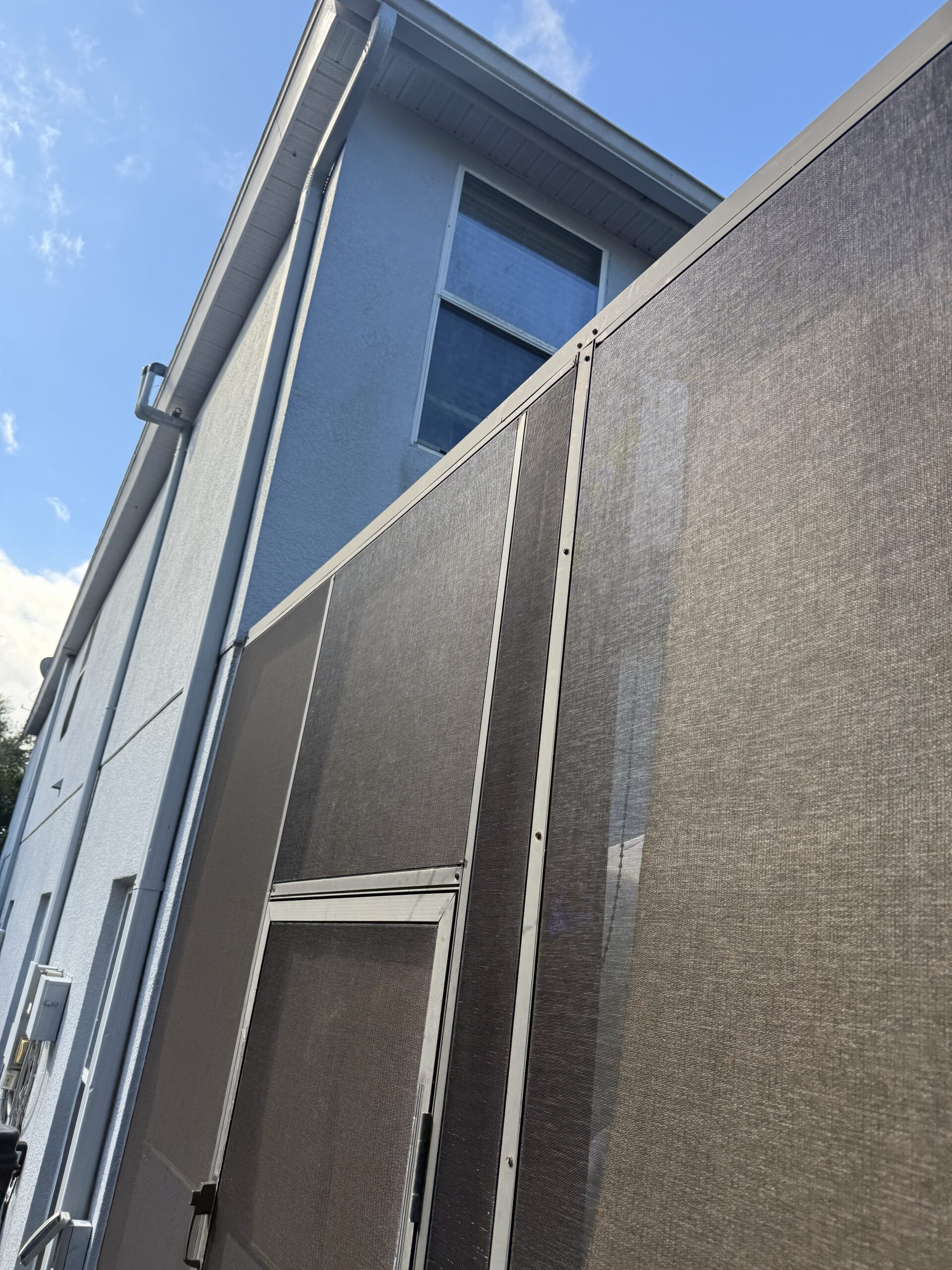 pool cage screening repair